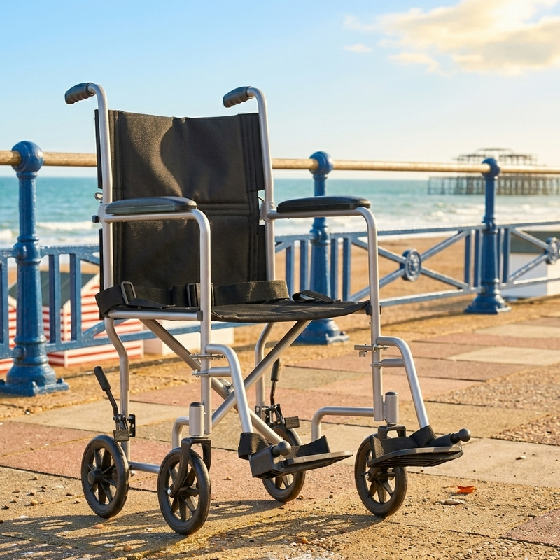 Steel Travel Wheelchair (VAT Exempt)