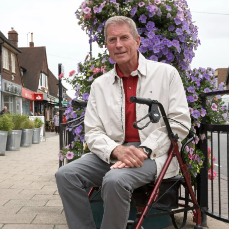 Padded seat and backrest