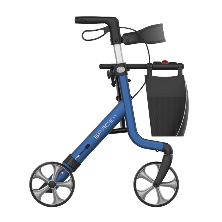 Space LX Rollator BLue Side On