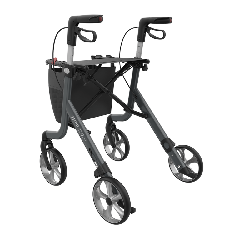 Space LX Rollator Space Grey Rear On