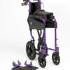 Escape Lite Transit Wheelchair Footplates Detatched