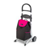 Amble Shopping Trolley White and Pink Bag