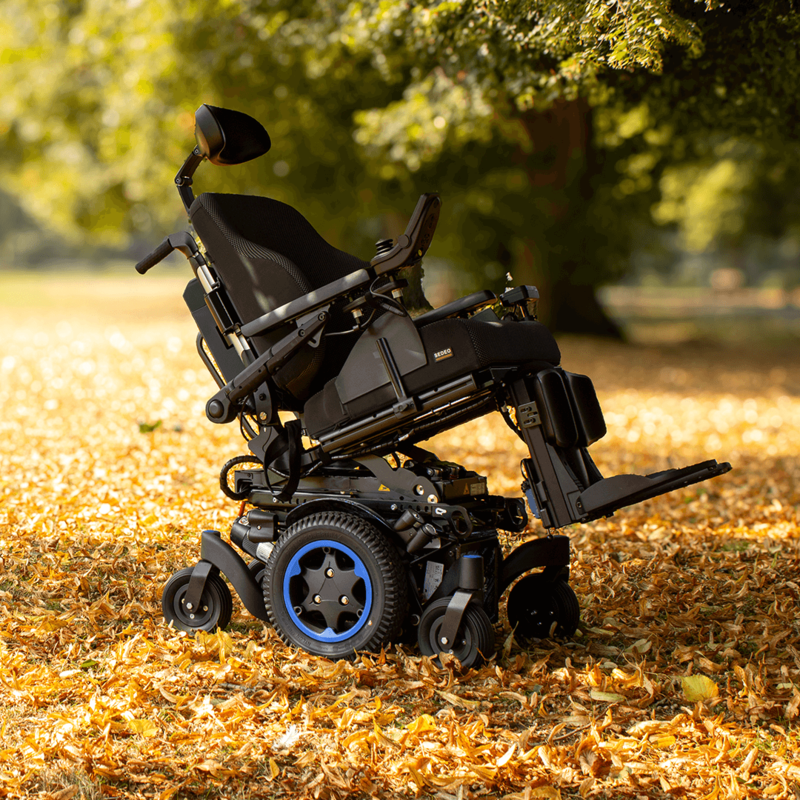 Quickie Q300M Mini Electric Powered Wheelchair Recline