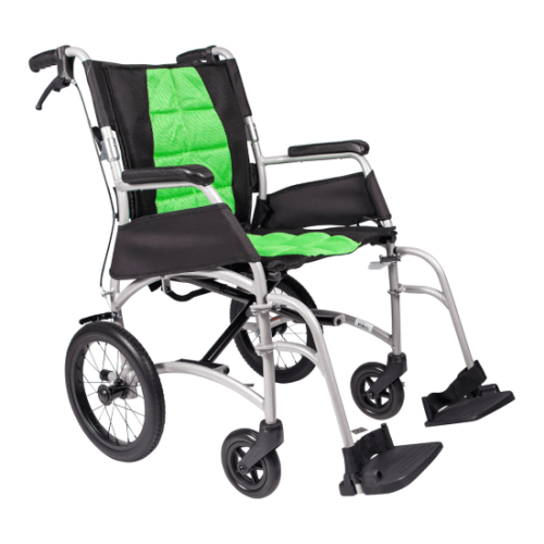 Aspire Vida Transit Wheelchair Green